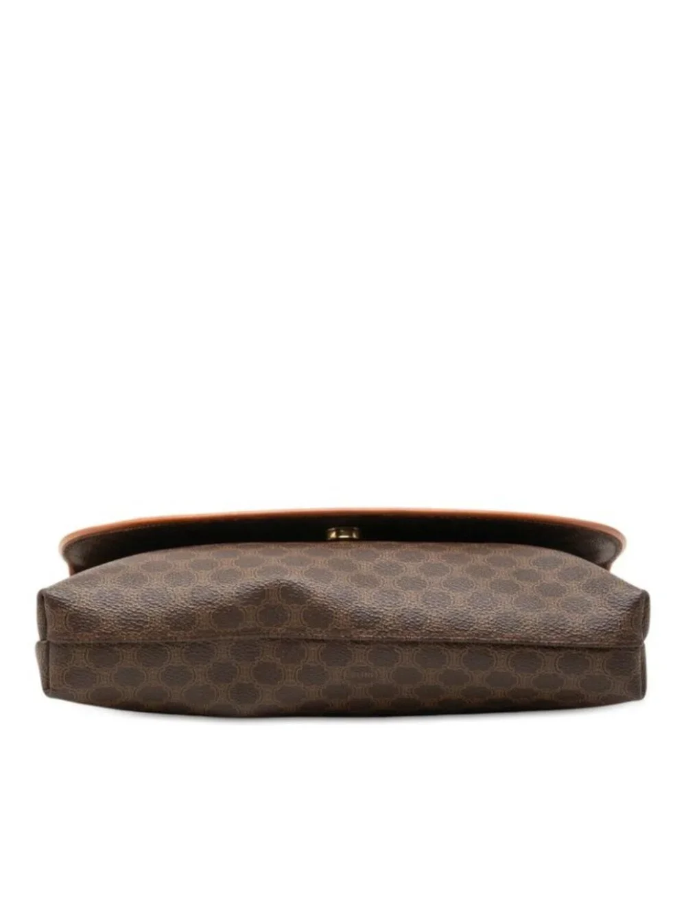 Celine Clutch 2-Way Brown Leather